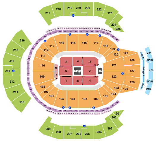 Chase Center Shane Gillis Seating Chart
